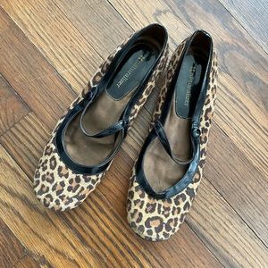 Leopard vintage flats